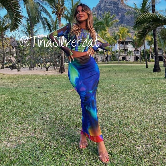 BLOGGER'S FAVE! Zara Set Tulle Skirt And Matching Top NWT - Picture 6 of 16